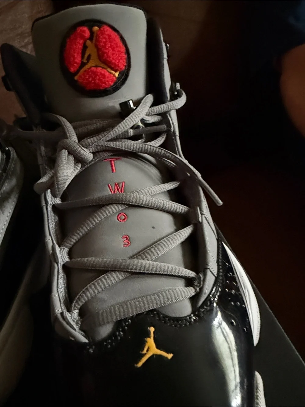 Size 13 - Jordan 6 Rings Graphite ' Grey and Black Sneakers